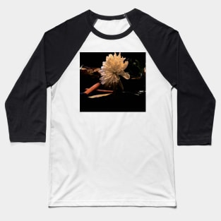 Chrysanthemum & Cinnamon - Baroque Inspired Dark Still Life Photo Baseball T-Shirt